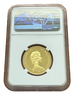 Canada 1980 Gold 1/2 oz 100 Dollars $100 NGC PF68UC Arctic