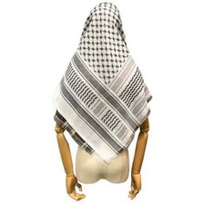 Palestine Scarf Kuffiyeh - Black  White
