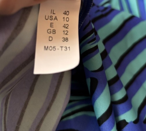 Profile by Gottex Women’s Size 10 Blue Tankini Top Padded NEW - Picture 9 of 9