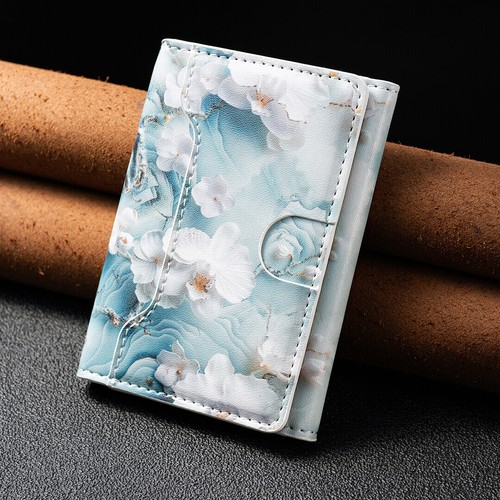 For Universal Phones Painted Flower Prints Leather Magnetic Wallet Card Holder - Picture 81 of 82