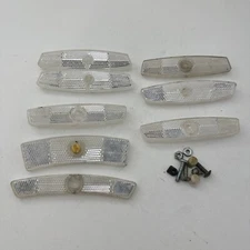 Vintage Wheel Reflector Lot Spoke Lowrider Muscle Bike 8 pc BMX 70s 80s A71