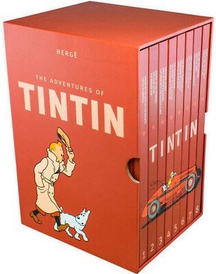The Adventures of Tintin by Hergé: Compact Edition 8 Books Box Set