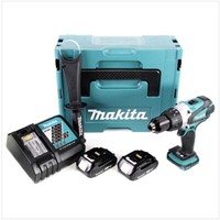 Makita Ddf 458 Raj Akku Bohrschrauber 18 V 91 Nm + 2X Akku 2,0 Ah + LadegeräT
