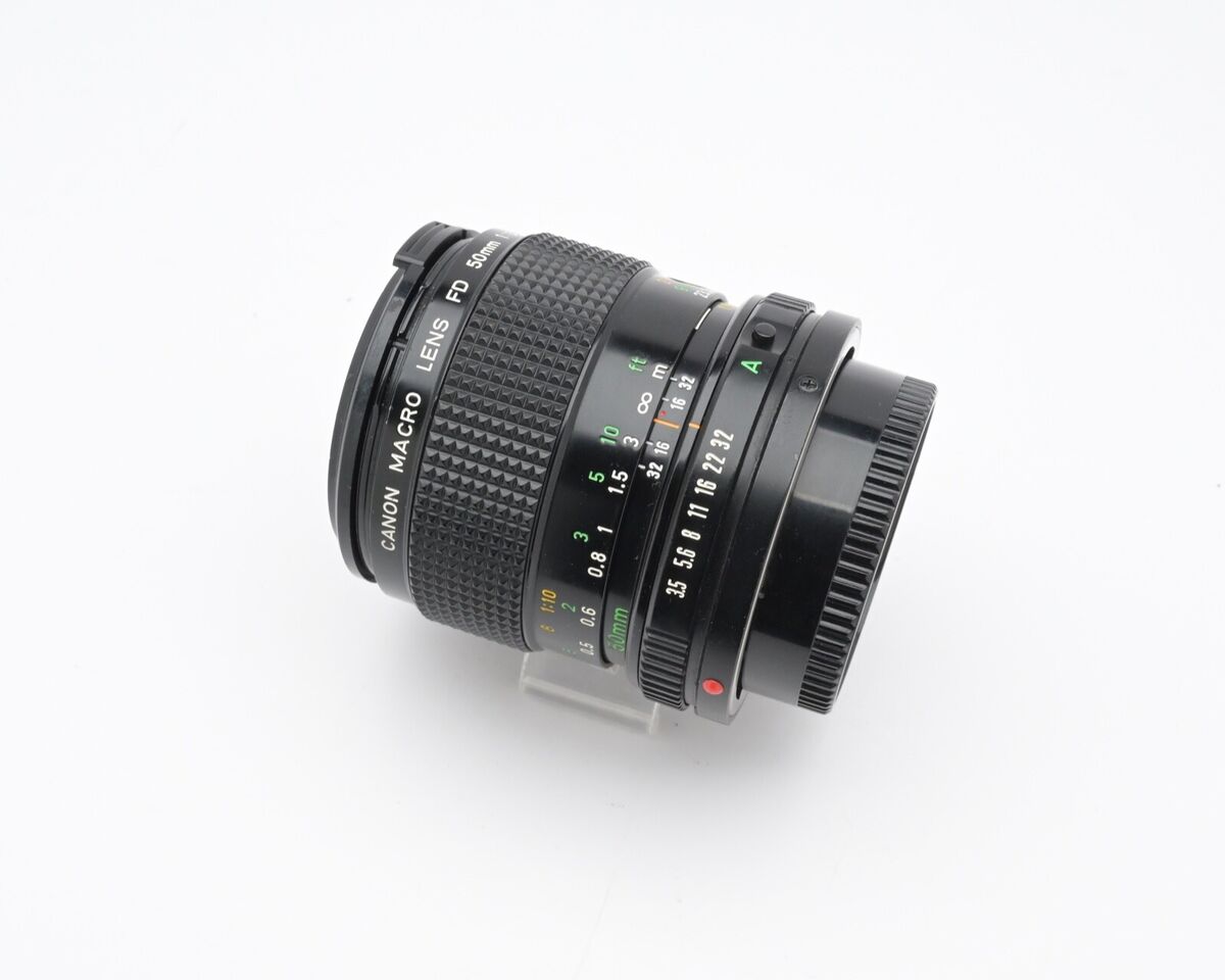 Canon Macro Lens FD 50mm f/3.5 with Caps (#16539) | eBay Canon Macro Lens FD 50mm f/3.5 with Caps (#16539) | eBay