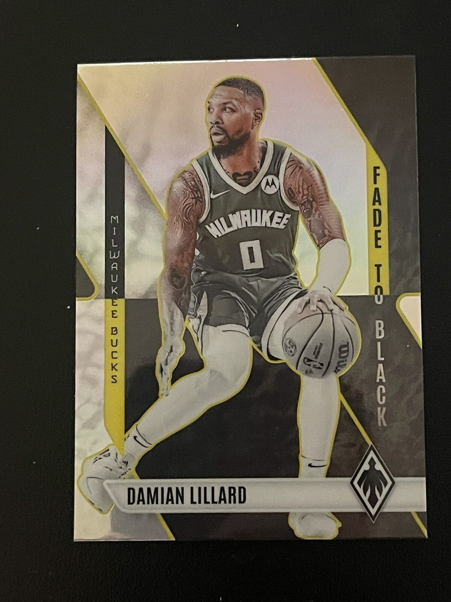 2023-24 Panini Phoenix Fade to Black #25 Damian Lillard Silver