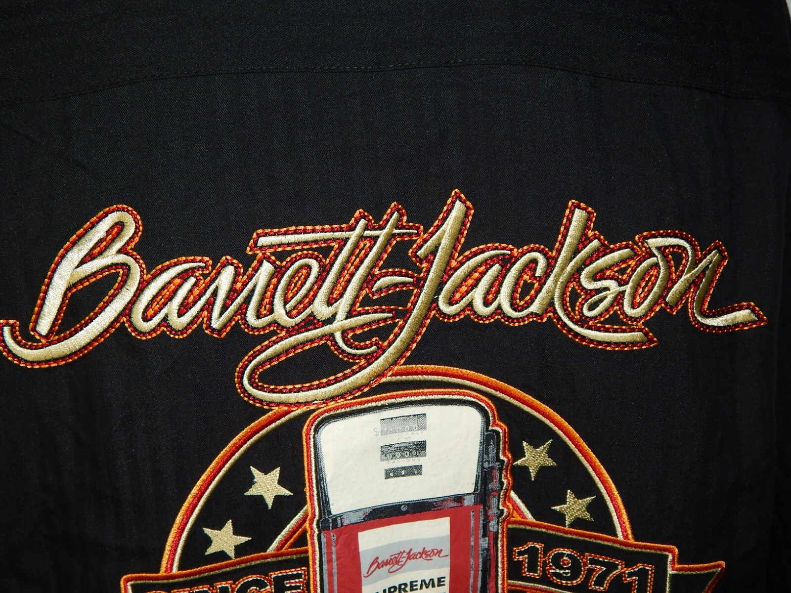 BARRETT JACKSON rayon button up collared shirt CO… - image 8