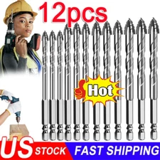 Eccentric Drill Bit Set Four-Flute Sawtooth Eccentric Drill Bit High Hardness