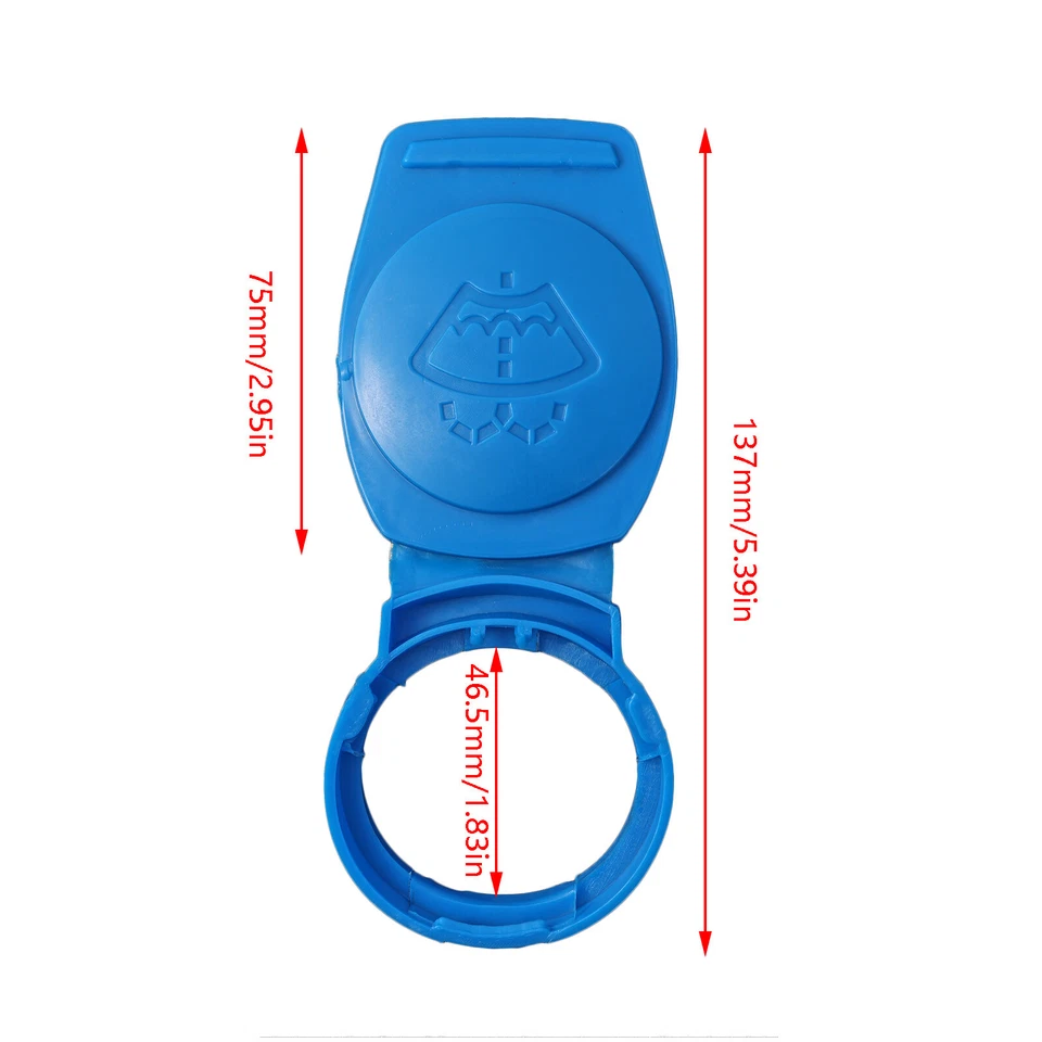 Windscreen Washer Bottle Cap For VW Bora Golf MK7 Polo C-TREK Tiguan Arteon - Image 3 of 4