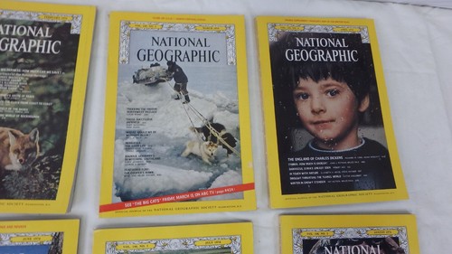 National Geographic Magazines 1970 - 1979 Vintage Print Ads; YOU PICK Issues! - Foto 34 di 71