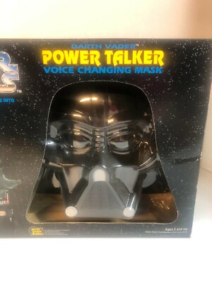 1995 Star Wars Darth Vader Power Talker Voice Changing Mask NIB | eBay