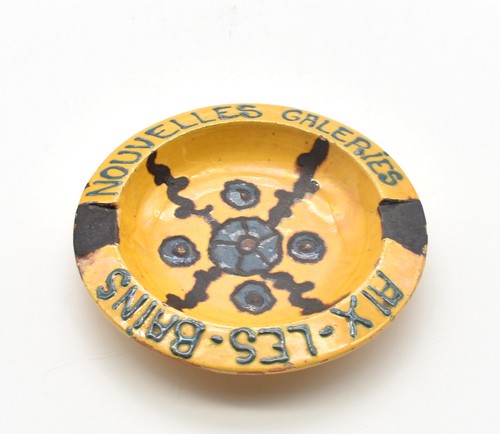 E. Simonod Savoie cendrier publicitaire céramique émaillée french ashtray - Picture 3 of 7