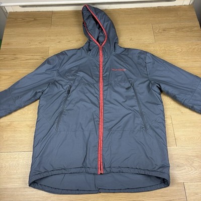Helly Hansen Mountain Professional Grey & Red Puffer Jacket Herren XL Wandern