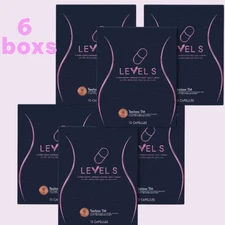6X Level S Supplement Natural Fat Burn, Lean Body, Weight Management 10 Capsules