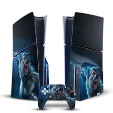 TOM WOOD MONSTERS  HORRORS VINYL SKIN FOR PS5 SLIM DISC CONSOLE  CONTROLLER