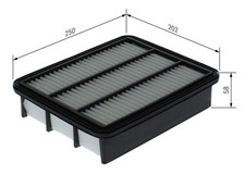 LUFTFILTER FÜR MAZDA 6 KOMBI (GJ, GL) - BOSCH F 026 400 744