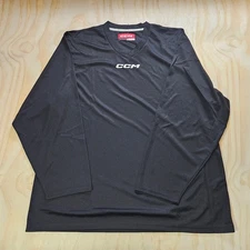 CCM Hockey Practice Jersey - Senior/Adult Black 5000 - Size Large - NWT