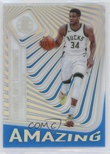 2020-21 Panini Illusions Amazing Sapphire Giannis Antetokounmpo #19 2s2