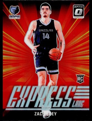 2024-25 Donruss Optic #10 Zach Edey Express Lane Holo I1