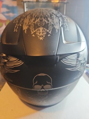 Full Face Motorcycle Helmets Scorpion EXO-500 Skull MD Matte Black