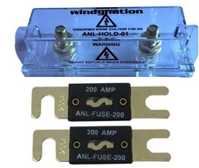 WindyNation ANL Fuse Holder + Fuse 2pcs 200A
