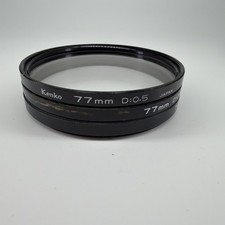 Kenko 77mm Lens Filter d:0.5 d:0.25 3 total clear lens filters