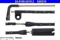 Warnkontakt Bremsbelagverschleiß Ate 24.8190-0219.2 (1Satz-1Stk)