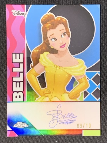 Belle #FA-2 2026 Topps Chrome Disney Facsimile Autograph card