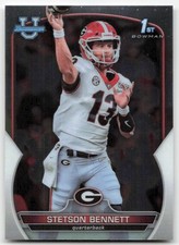 2022 Bowman University Chrome #39 Stetson Bennett