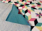 Carpenter Star Machine Pieced And quilted  Patchwork Quilt c-103 — photo 5