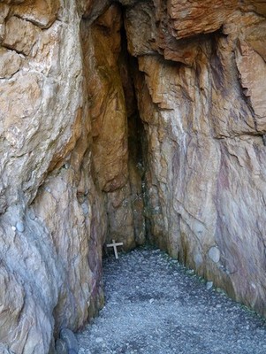 Photo A2 The Interior Of St Ninian's Cave Port Castle Bay A view inside  c2012