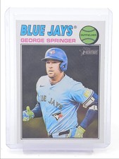 GEORGE SPRINGER 2026 TOPPS HERITAGE BANNER VARIATION BLUE JAYS #108 Q4856