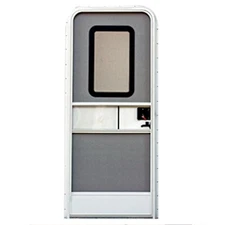 AP Products 015-217716 RV Trailer Camper 26" X 70" Square Door Polar White