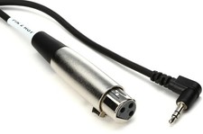 Hosa XVM-115F XLR Female to Right-angle 3.5mm TRS Cable - 15'