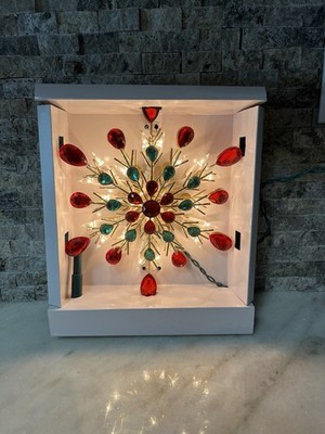 GE Lighted Snowflake Christmas Tree Topper Holiday Decor