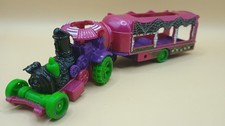 CAR NIVAL STEAMER - HOT WHEELS Girls Halloween Train w/ Trailer Spooky 2017 TOY