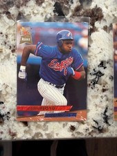1993 FLEER ULTRA MLB BASEBALL ROOKIE CARD MONTREAL EXPOS CLIFF FLOYD #413. rookie card picture