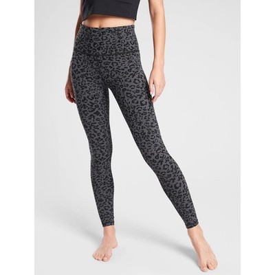 Athleta S Elation Ultra High Rise Tight Leggings Spring Night Leopard Print