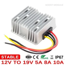 DC Step-Up Boost Converter 12V to 19V 5A 8A 10A DC DC Power Supply Car Laptop