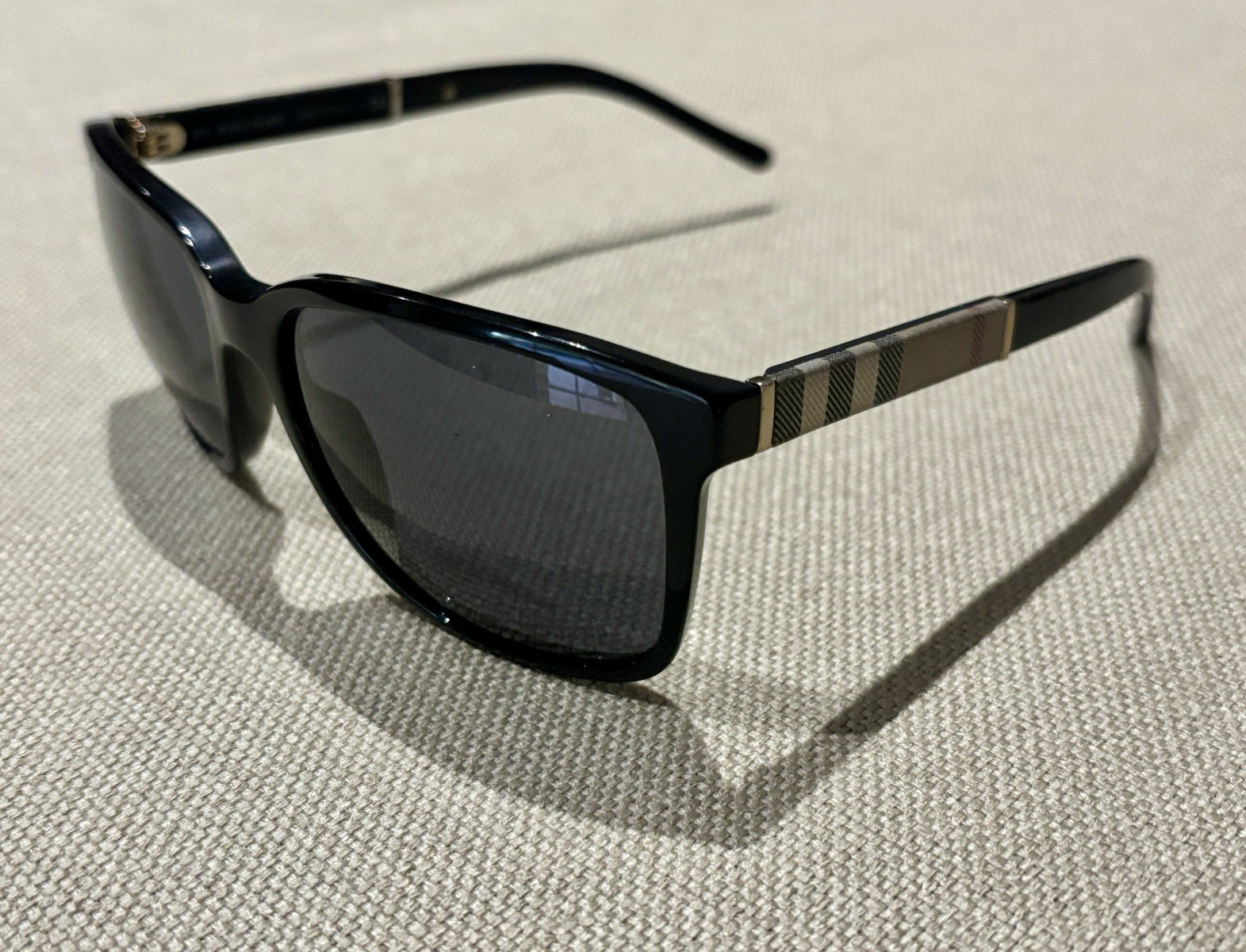 Burberry BE4181 3001/87 Square Sunglasses Black/Gray 140mm