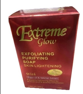 Extreme Glow Exfoliating Purifying Skin Lightening Soap Body & Face 7 oz