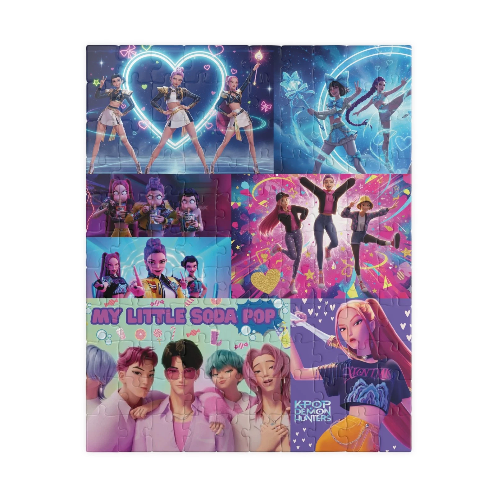 Kpop Demon Hunters Jigsaw Puzzle  for Kids - Huntrix Puzzle Gift