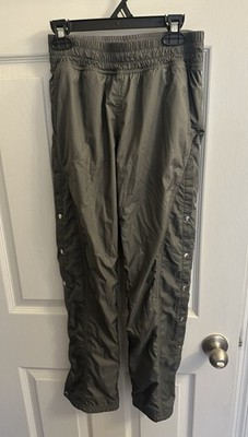 Ivivva Lululemon Girls Kids Size 10 Gray Athletic Side Snap Pants