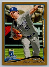 2014 Topps Gold  Jason Vargas 544 0537/2014