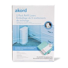 Janibell Akord 330 Adult Diaper Pail Refill Liners - 2 Count - Fits Akord Diaper