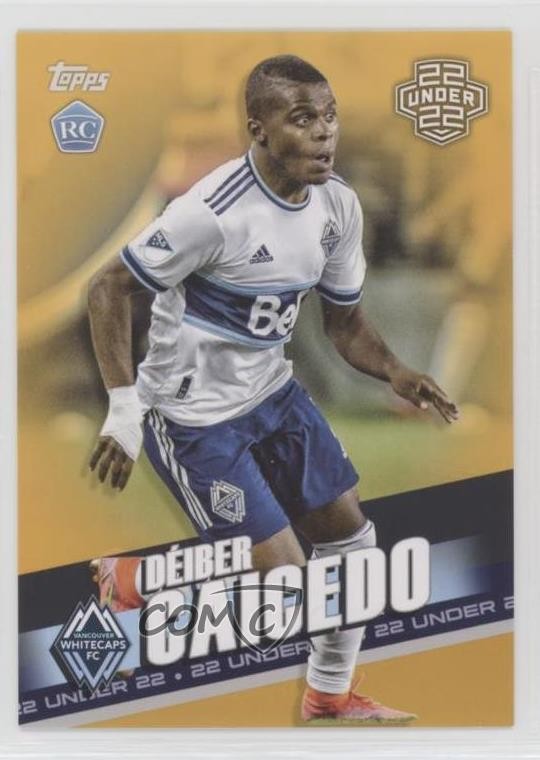 2022 Topps MLS 22 Under Gold 49/50 Deiber Caicedo Déiber #169 Rookie RC 13k3