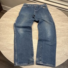 Dickies Men's Carpenter Jeans 32x33 Straight Leg Denim Workwear Pants Blue