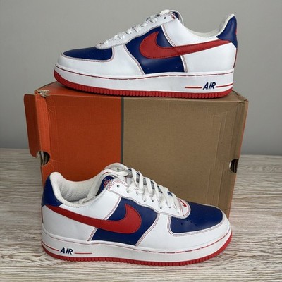 Nike Air Force 1 Remix Da Kix White Royal Blue Red 307334-161 Men's 11