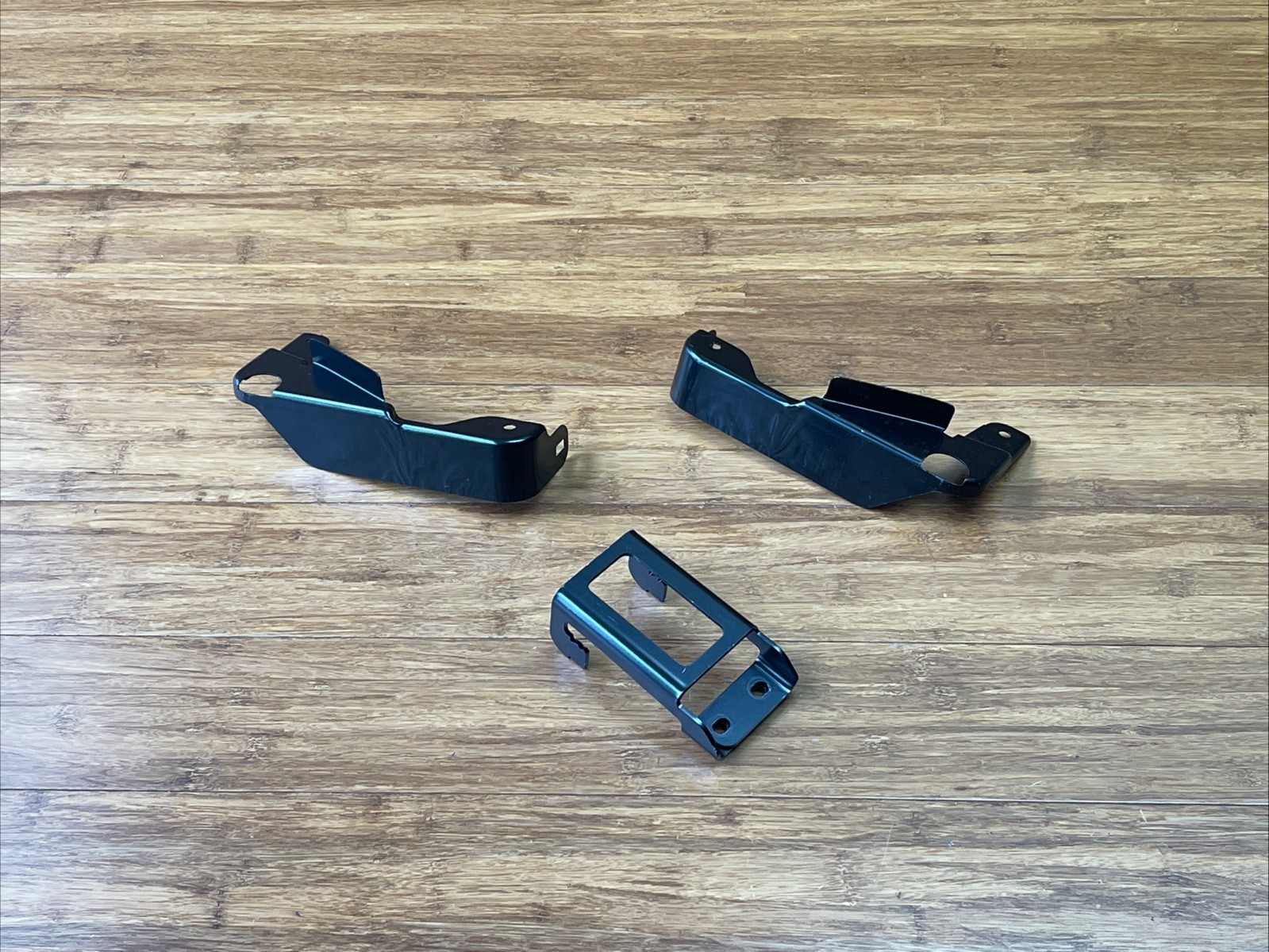 2018-2024 Ferrari Portofino F164 Body Bracket Mounting Black Steel SET Of 3 OEM