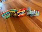 VINTAGE MARX TIN LITHO WIND-UP DISNEYLAND TRAIN TOY DISNEYANA WORKS!