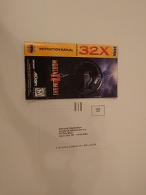 Mortal Kombat 2 Sega 32X Boxed with Manual Tested and Working